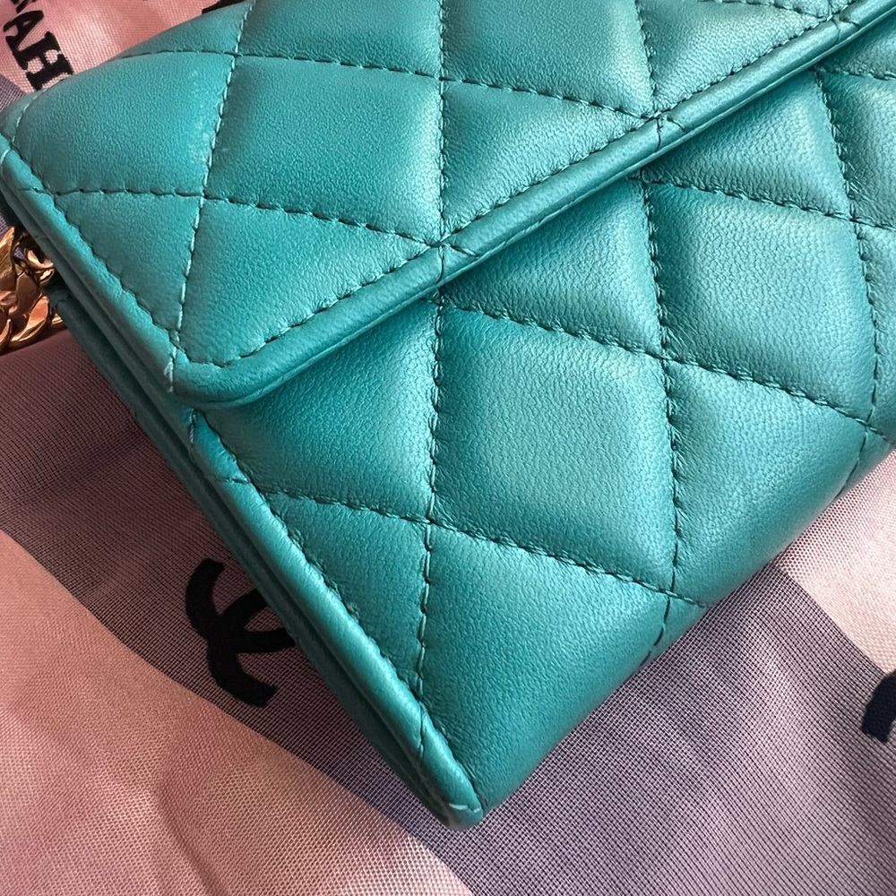 💎VERY RARE 💎 Chanel classic Flap. WOC - Picture 11 of 16